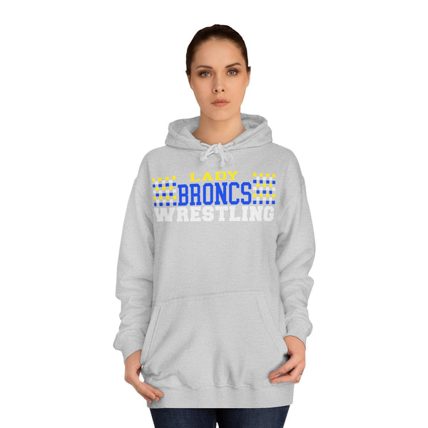 Broncs Checkers Unisex College Hoodie