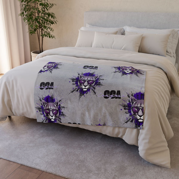 CCA Cool Cat Soft Polyester Blanket
