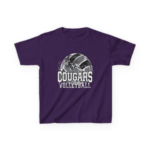 Kids Cougars Vball Heavy Cotton™ Tee