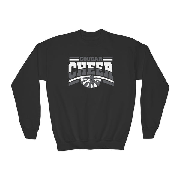 Youth Cougar Cheer Crewneck