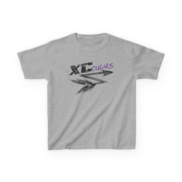 Kids XCross Cougars Heavy Cotton™ Tee