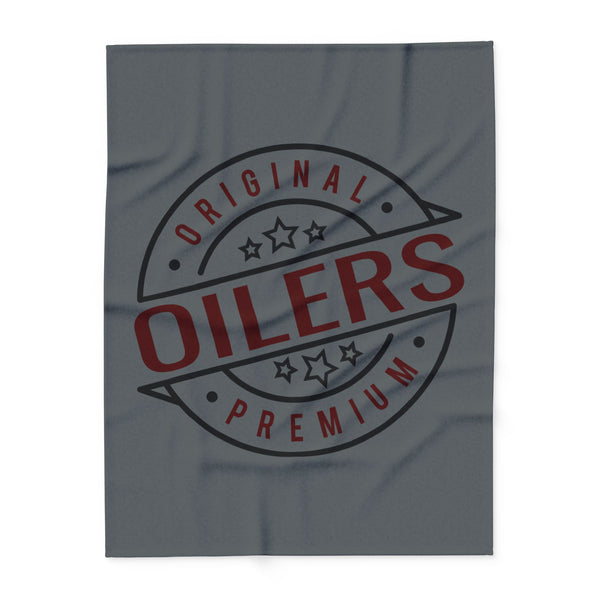 Oilers Premium Arctic Fleece Blanket