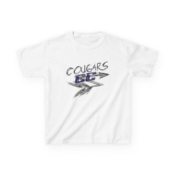 Kids T-Shirt - Cross Country Running Cougars Design