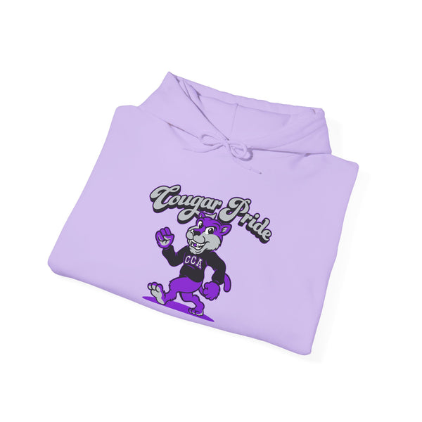 Hooded Sweatshirt Retro Cougar Pride
