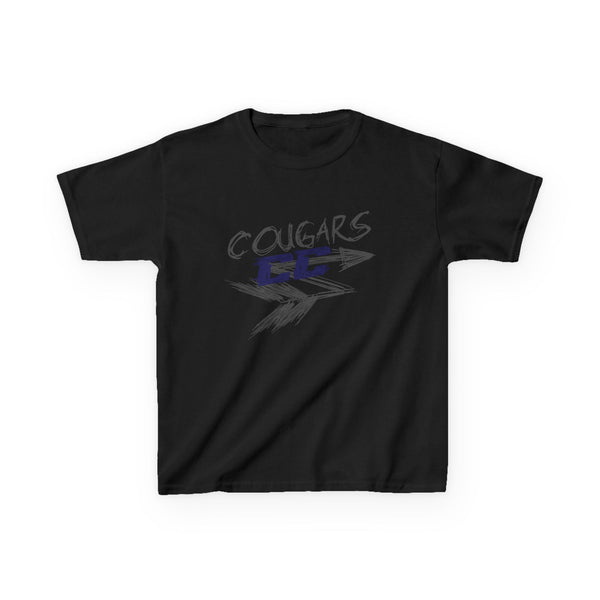 Kids T-Shirt - Cross Country Running Cougars Design
