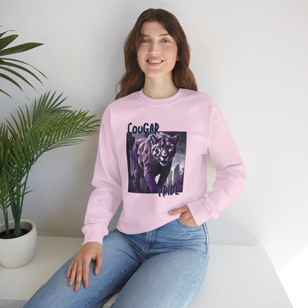 Graphic Novel Cougar Pride Crewneck