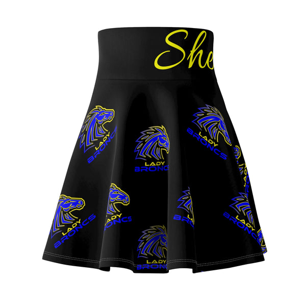 Lady Broncos Midnight Skater Skirt