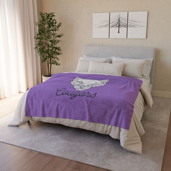 Henna Cougar Soft Polyester Blanket