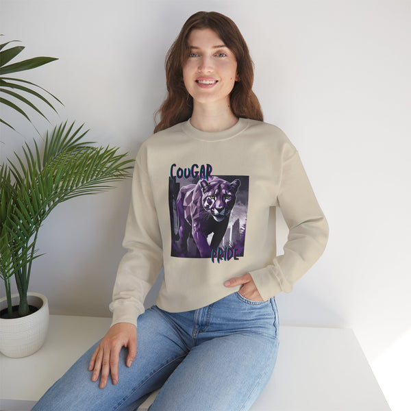 Graphic Novel Cougar Pride Crewneck