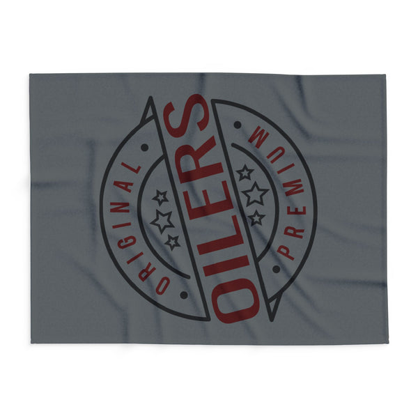 Oilers Premium Arctic Fleece Blanket