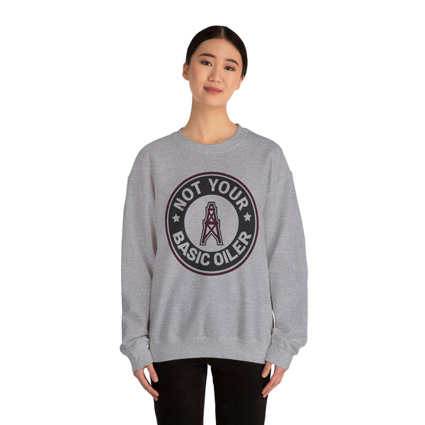 Not Your Basic Oiler Crewneck Sweatshirt