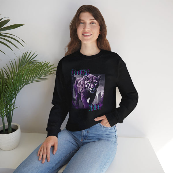 Graphic Novel Cougar Pride Crewneck