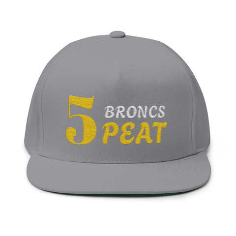 5 Peat Flat Bill Cap