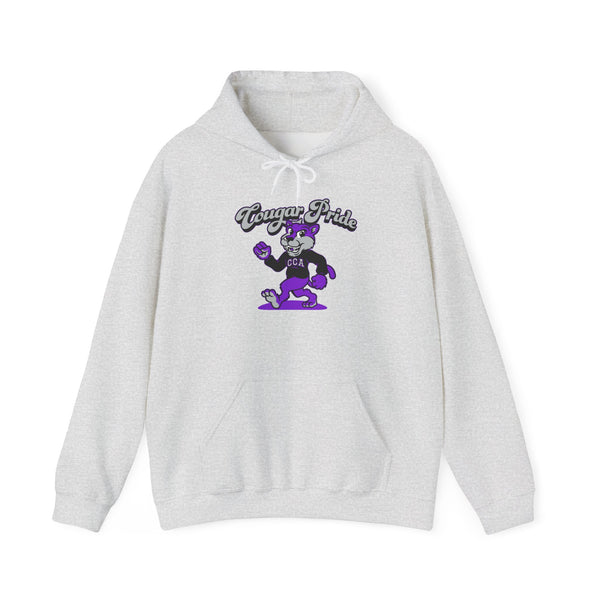Hooded Sweatshirt Retro Cougar Pride