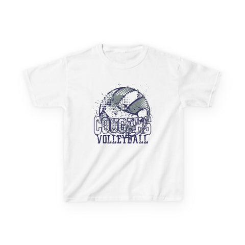 Kids Cougars Vball Heavy Cotton™ Tee