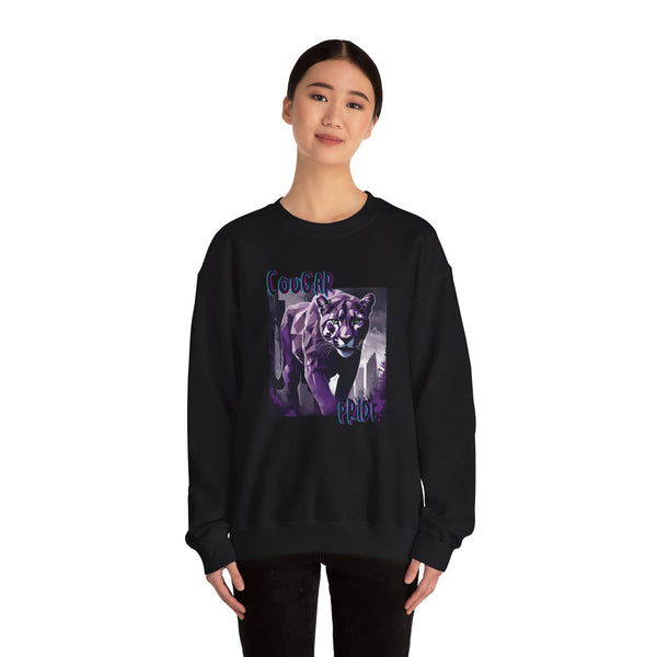 Graphic Novel Cougar Pride Crewneck