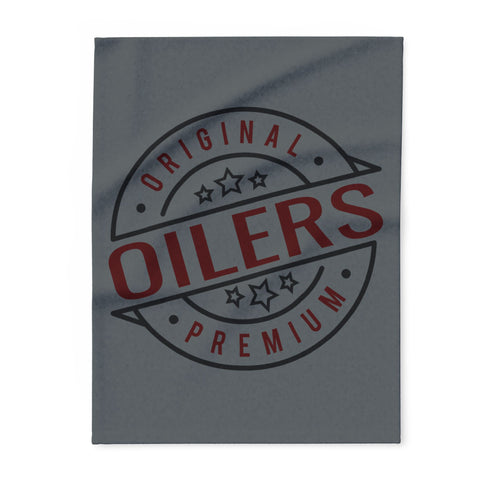 Oilers Premium Arctic Fleece Blanket