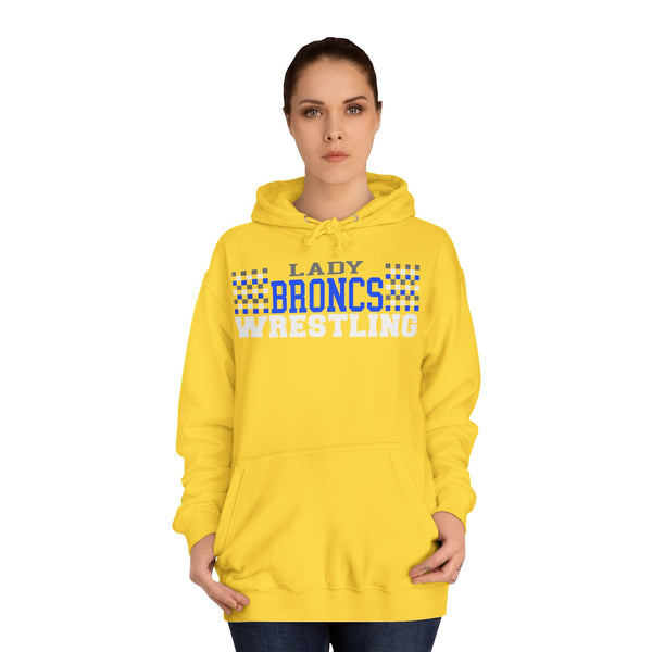 Broncs Checkers Unisex College Hoodie