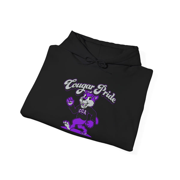 Hooded Sweatshirt Retro Cougar Pride