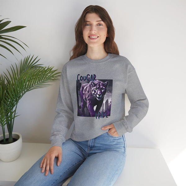 Graphic Novel Cougar Pride Crewneck