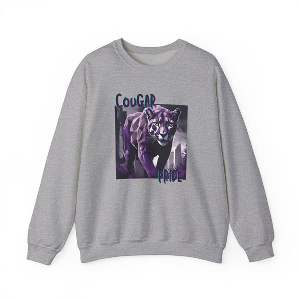 Graphic Novel Cougar Pride Crewneck
