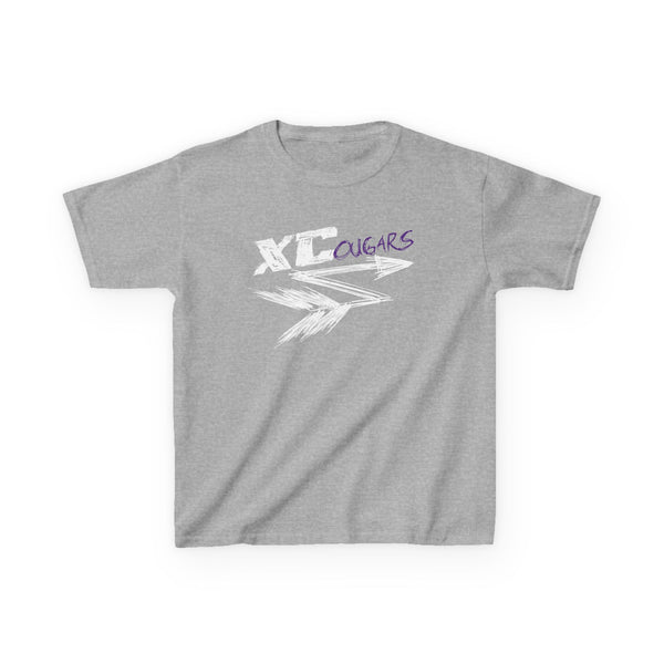 Kids T-Shirt - Cross Country Running Cougars Design