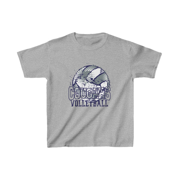 Kids Cougars Vball Heavy Cotton™ Tee