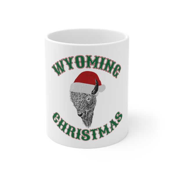 Wyoming Christmas Ceramic Mug 11oz