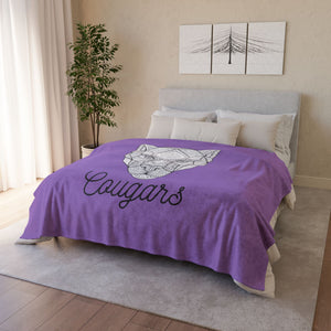 Henna Cougar Soft Polyester Blanket