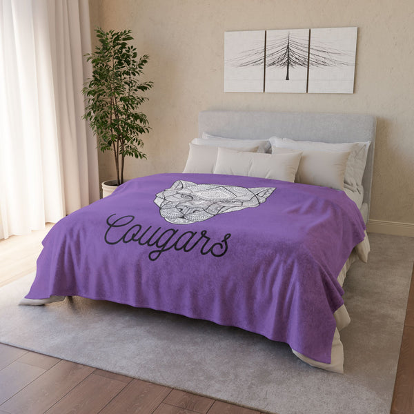 Henna Cougar Soft Polyester Blanket