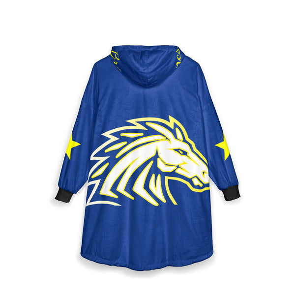 Royal Broncs Hooded Blanket