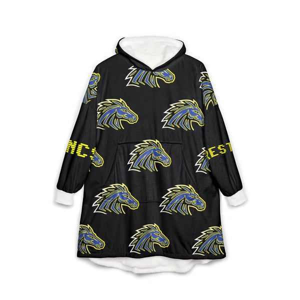 Broncs Hooded Blanket