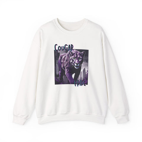 Graphic Novel Cougar Pride Crewneck