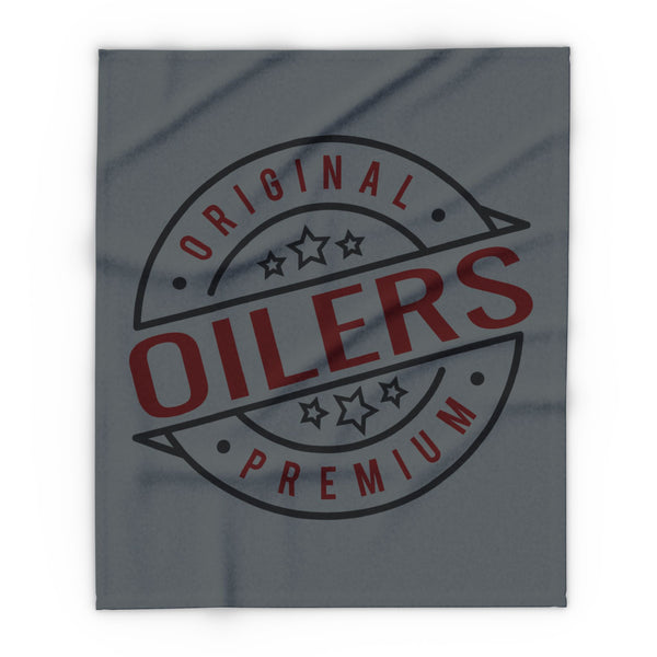 Oilers Premium Arctic Fleece Blanket