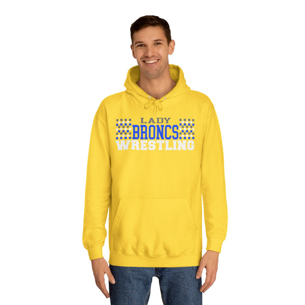 Broncs Checkers Unisex College Hoodie
