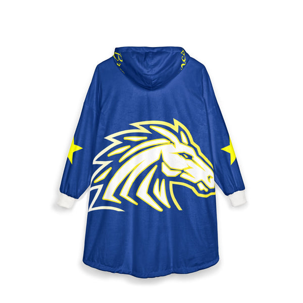 Royal Broncs Hooded Blanket