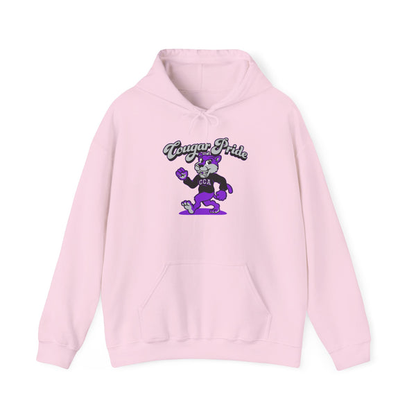 Hooded Sweatshirt Retro Cougar Pride