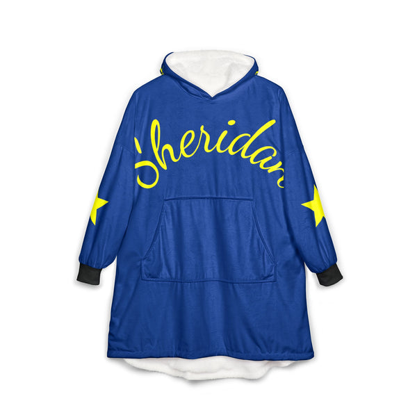 Royal Broncs Hooded Blanket