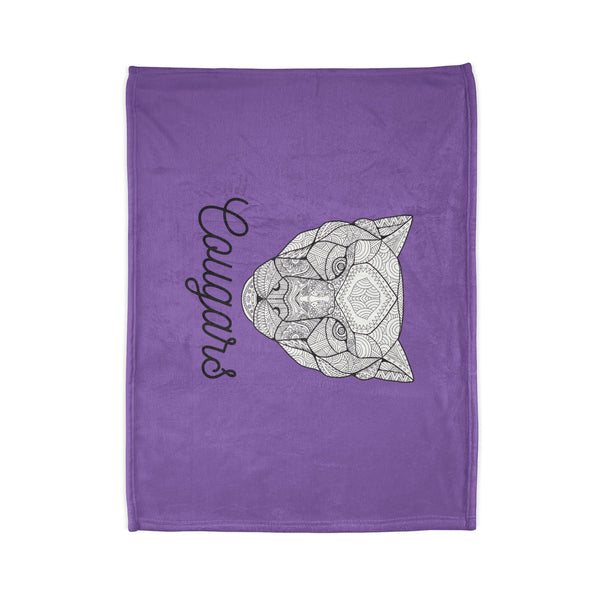 Henna Cougar Soft Polyester Blanket
