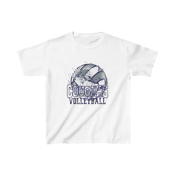 Kids Cougars Vball Heavy Cotton™ Tee