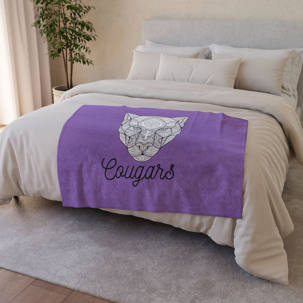 Henna Cougar Soft Polyester Blanket