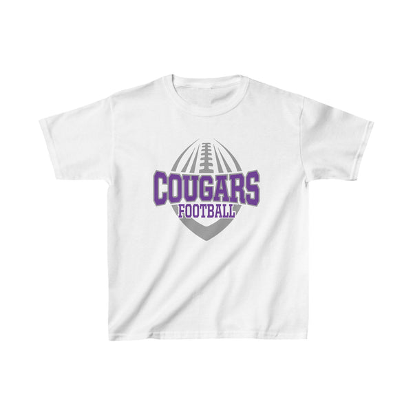 Kids Cougars Football 1 Heavy Cotton™ Tee