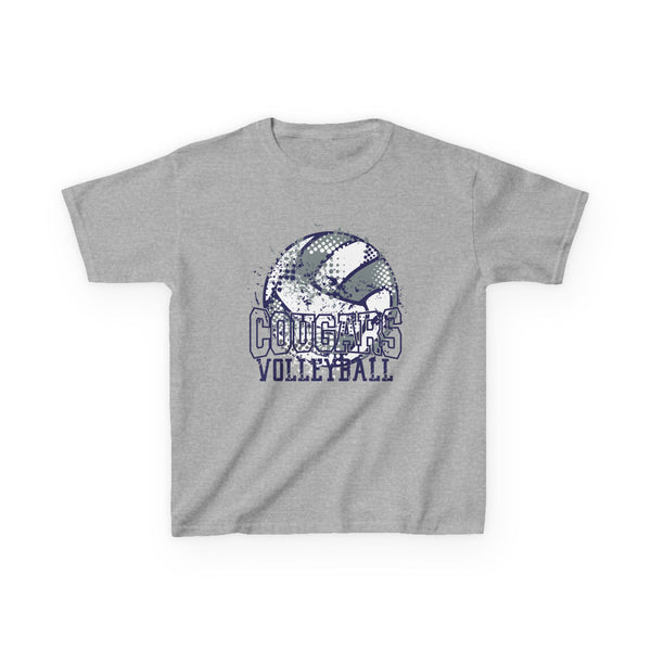Kids Cougars Vball Heavy Cotton™ Tee