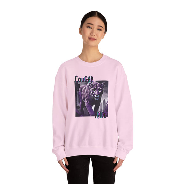 Graphic Novel Cougar Pride Crewneck