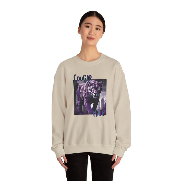 Graphic Novel Cougar Pride Crewneck