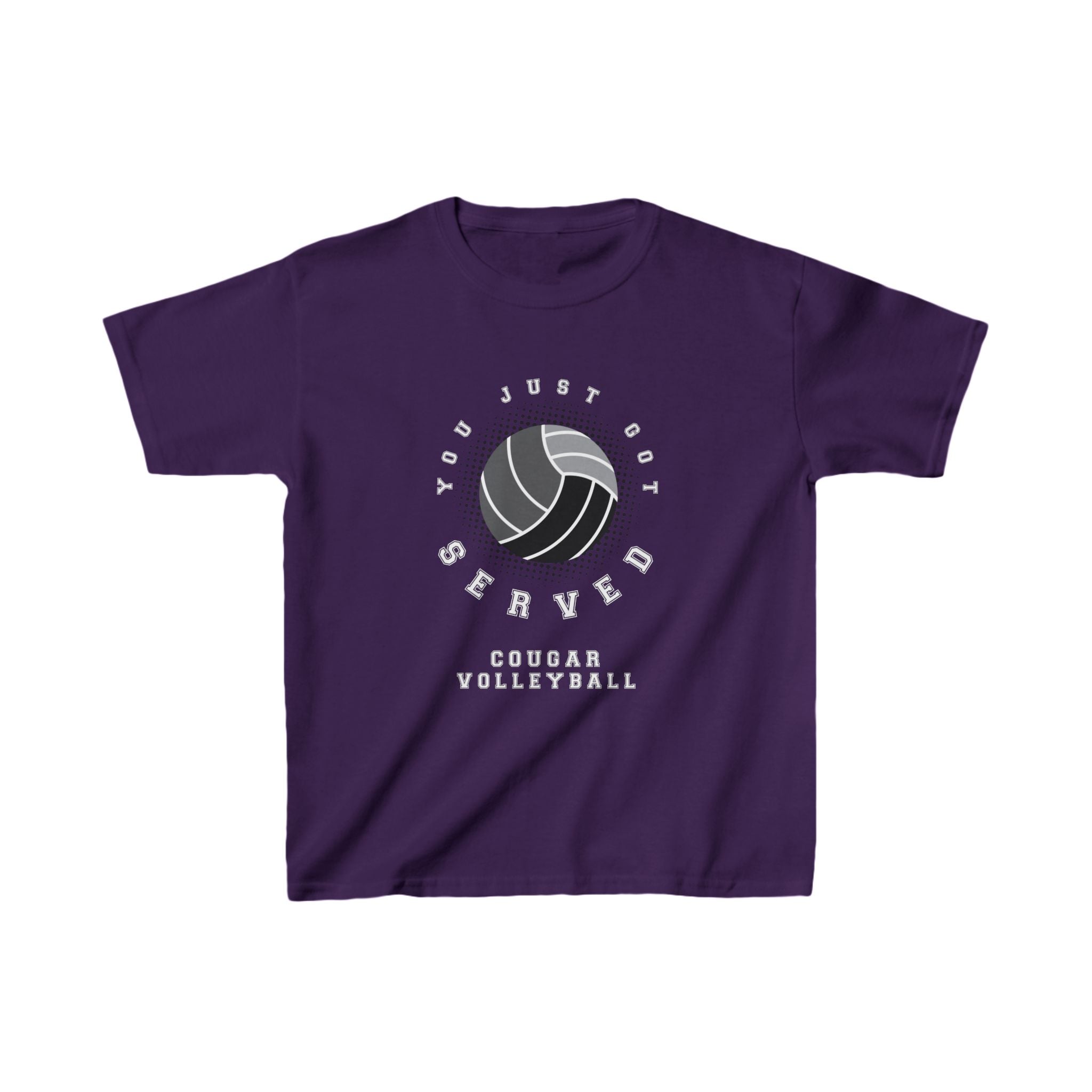 Kids Cougars Volleyball Heavy Cotton™ Tee