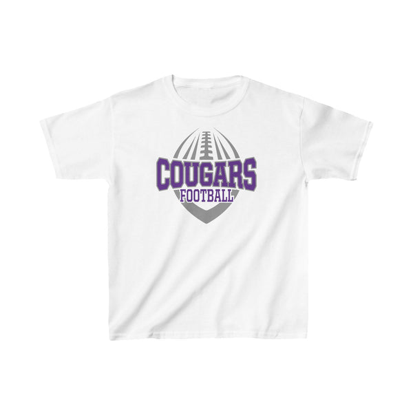 Kids Cougars Football 1 Heavy Cotton™ Tee