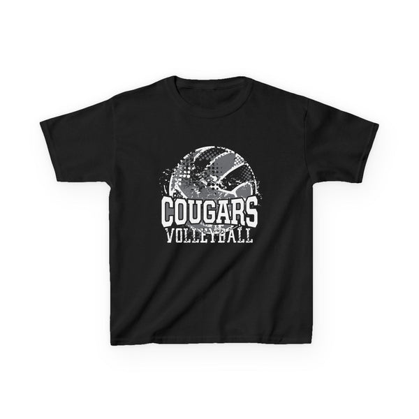 Kids Cougars Vball Heavy Cotton™ Tee