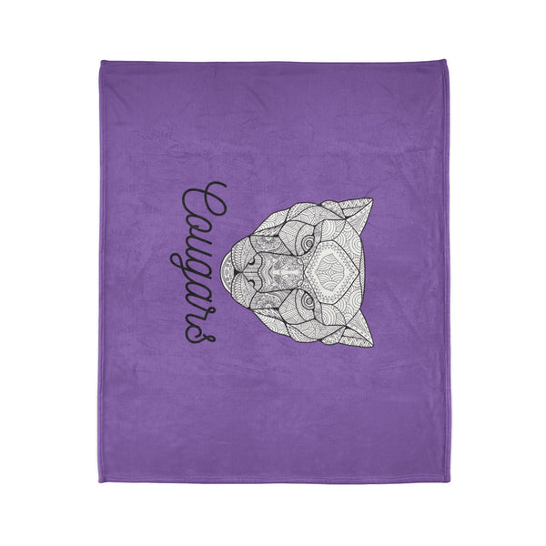 Henna Cougar Soft Polyester Blanket