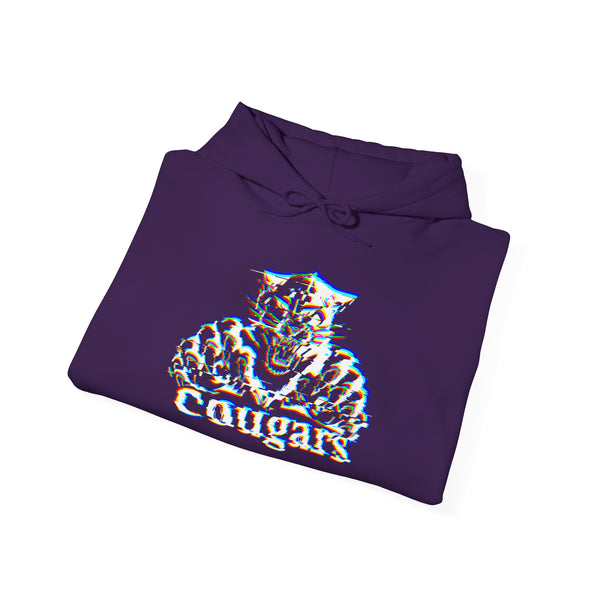 Glitch Cougar Hoodie